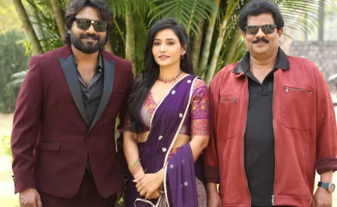 Anushree, Raghu kunche Talk About Devagudi At Trailer Launch event6