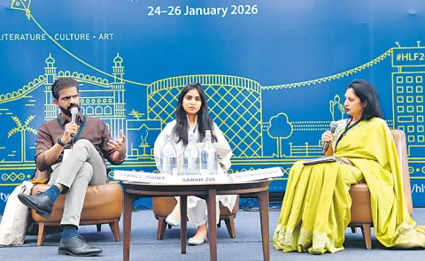 Discussion on the books Letters from Gaza and Original Sin at the Hyderabad Literary Festival