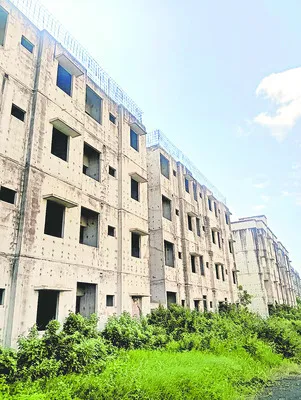 పిచ్చిచెట్లతో నిండిన టిడ్కో సముదాయాలు 