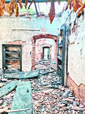 కె.పెదపూడిలో అగ్ని ప్రమాదం