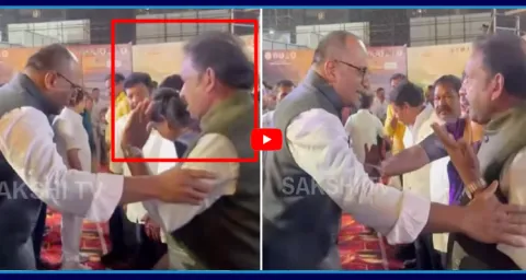 TDP Mayor Peela Srinivasa Rao Angry On Collector  1