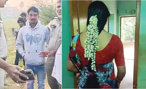 Kakinada Man Climbs Electric Tower For Marriage Demand