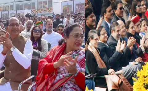 Congress Fumes Over Rahul Gandhi 3rd Row Seat