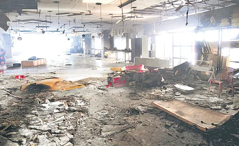 Five people died in the Nampally fire incident