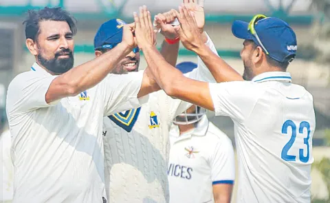 Bengal defeated Services and advanced to the quarter finals