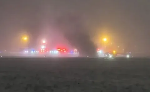 A jet crashed in America  seven people died