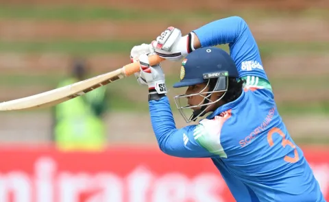 U19 World Cup 2026 IND vs ZIM: Vaibhav Suryavanshi Hits Fiery 50