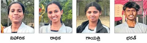 జాతీయ పోటీలకు క్రీడాకారులు