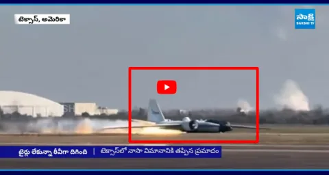 NASA Plane Landing without Opening Tyres Gear  1