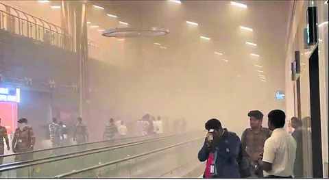 చైన్నె విమానాశ్రయంలో అగ్నిప్రమాదం