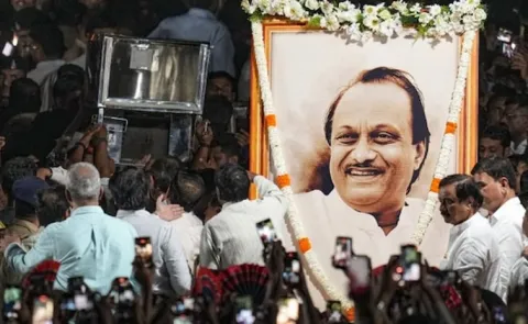 Ajit Pawar Plane Crash Last Rites funeral Live Updates News