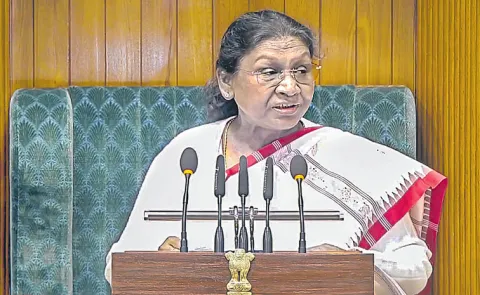 President Murmu Outlines India's Growth Vision in Parliament