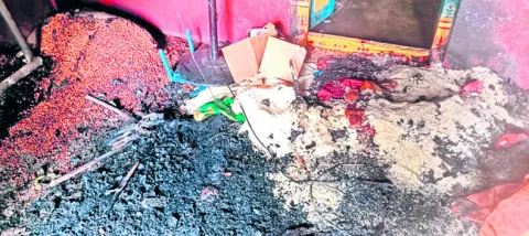 షార్టు సర్క్యూట్‌తో అగ్ని ప్రమాదం 