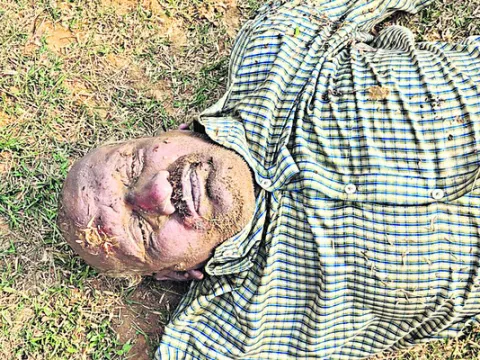 ఏలేరు కాలువలో పడి వ్యక్తి మృతి 