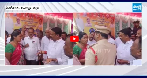 MLA Budda Rajasekhar Reddy Shocking Behavior On TDP Woman Activist 1
