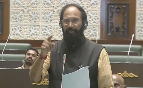 Uttam Powerpoint Presentation On Krishna River Waters In Assembly