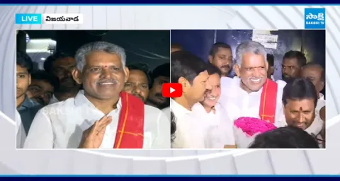 Chevireddy Bhaskar Reddy Released From Jail In Vijayawada 1