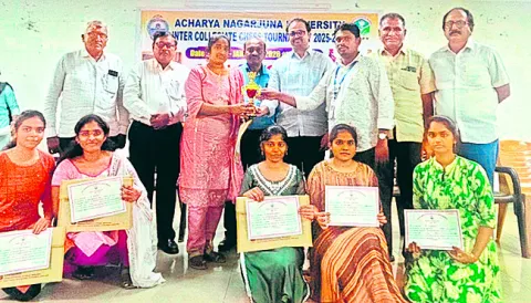 ముగిసిన అంతర కళాశాలల  చదరంగం పోటీలు 