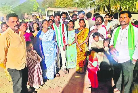 యానాదులపై అధికార పార్టీ నేత అరాచకం 