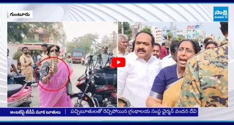 TDP Leaders Destroy Ambati Rambabus Car and House 2