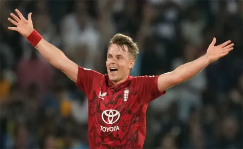 Sam Curran hat-trick Helps England win in rain-shortened series opener2