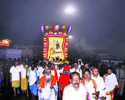 శ్రీగిరి.. ఓంకార ఝరి