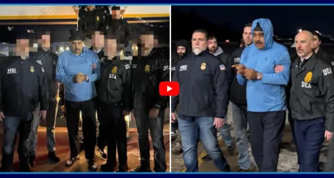 Venezuelan President Nicolas Maduro In Handcuffs  1