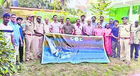 పర్యావరణ అంచనాకు పక్షుల గణన 