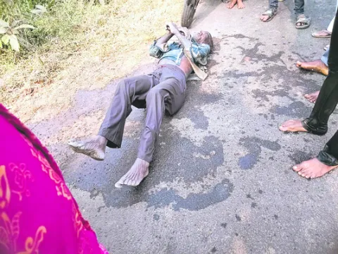 పంట కాలువలో పడి వృద్ధుడి మృతి 