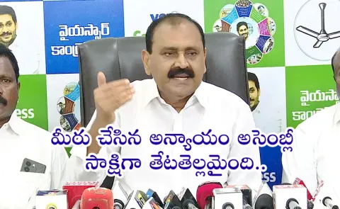 YSRCP L:eader Bhumana Slams Chandrababu