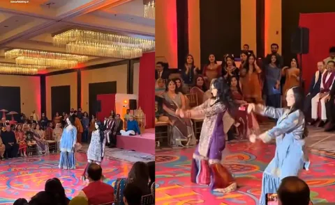 Dhurandhar Shararat song craze Pakistani women dance  at wedding 