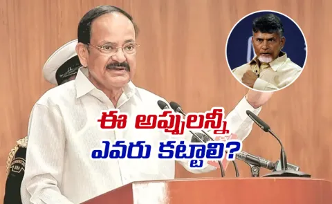 venkaiah naidu hot comments on chandrababu naidu