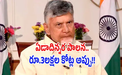 AP Chandrababu Govt Create New Record About Debts