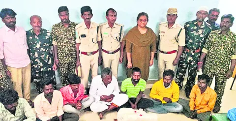 వన్యప్రాణుల విక్రయాల కేసులో ఏడుగురి అరెస్ట్‌