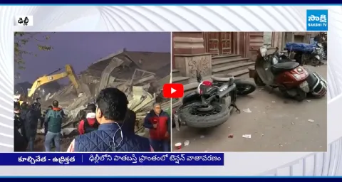 Tension In Delhi Massive Demolitions At Turkaman Gate 3