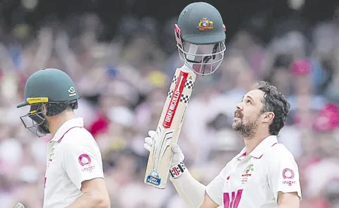 The Ashes Steve Smith and Travis Head score centuries for Australia in final Test5