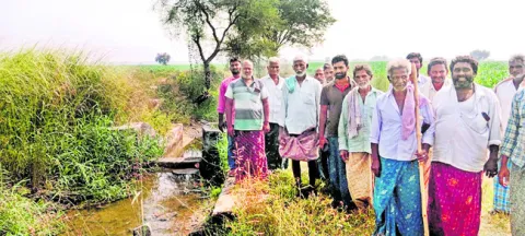 సాగు నీరు లేక ఎండిపోతున్న పైర్లు 