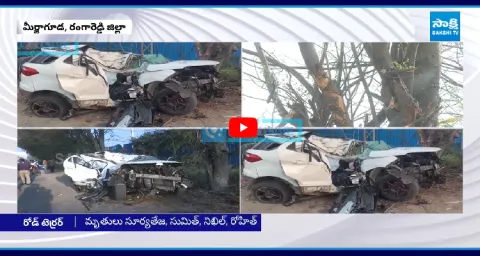 Car Hits Tree High-Speed After Control In Mirzaguda 1