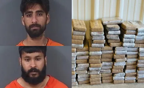 Two Indian Truck Drivers Caught In US With Cocaine rs 63 crores 13