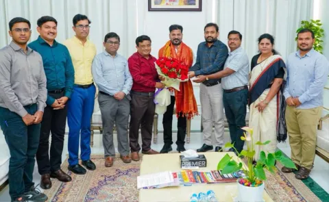 Group 1 Officers Association Members Meet Chief Minister Revanth Reddy