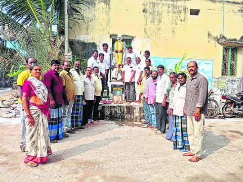కె.జె.పురం గ్రామంలో గాంధీ తీర్థం 