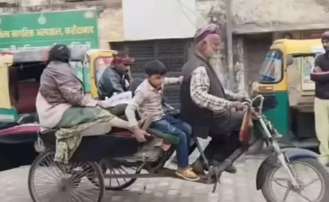 Man Carries Dead Wife Body on Cart for 12 Kms in Haryana