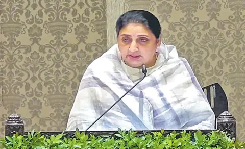 Sunetra Pawar speech as the Deputy Chief Minister of Maharashtra