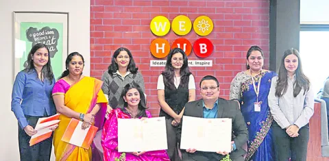 వీ–హబ్‌తో కేఎల్‌హెచ్‌ ఒప్పందం 