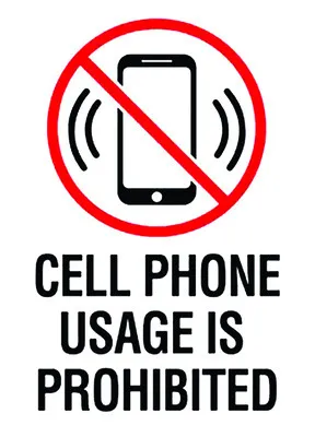 సెల్‌ఫోన్‌కు అనుమతి లేదు