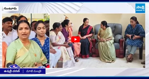 Ushasri Charan Slams Attack on Ambati Rambabu House 2