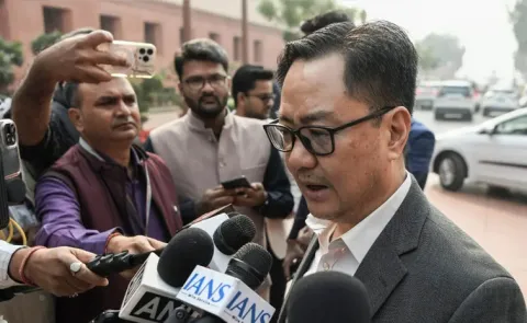 Congress MPs abused speaker: Kiren Rijiju