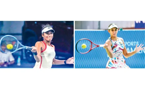 Sahaja and Rashmika in the pre quarter finals