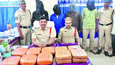 24 కేజీల గంజాయి స్వాధీనం 