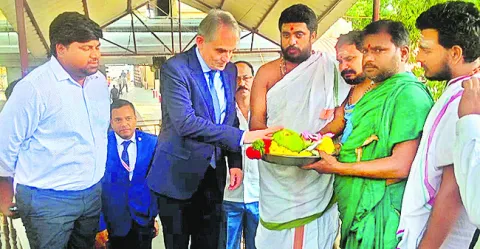 అమరావతిని సందర్శించిన  జర్మనీ కౌన్సిల్‌ జనరల్‌ మైకేల్‌ 